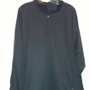 Mens black pullover athlectic jacket size XL